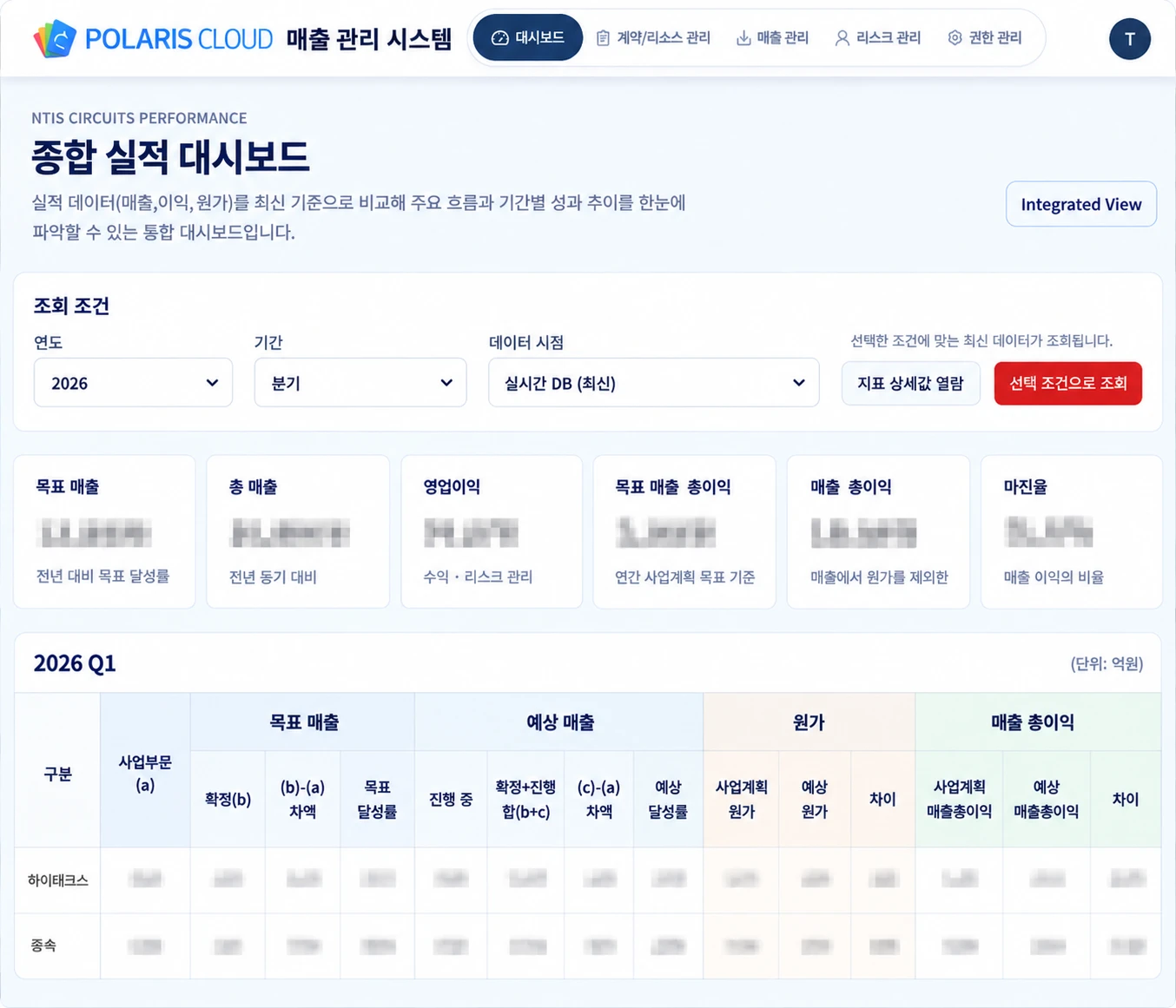 매출관리시스템